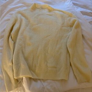 Uniqlo Butter Yellow Knit Sweater